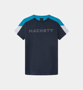 Cotton Two Tone Crewneck T-shirt