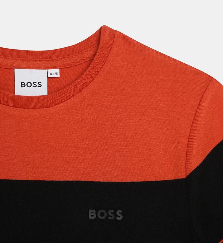 Cotton Jersey Tri-color T-shirt