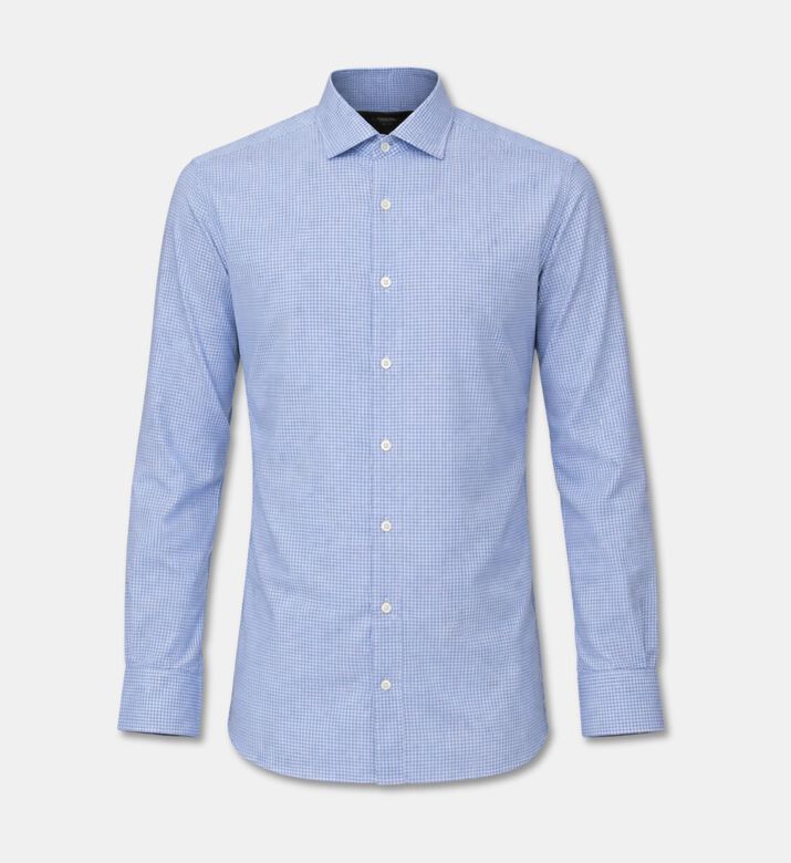 Hackett London Check-print Button Closure Shirt, Packshot View