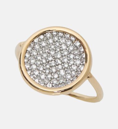 Diamond Disc Ring - 18k