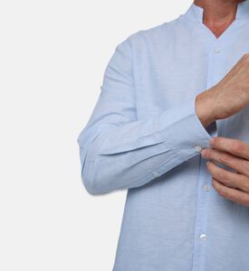 Galeries Lafayette Shirt Hcali, Blue, 39-40, Model View