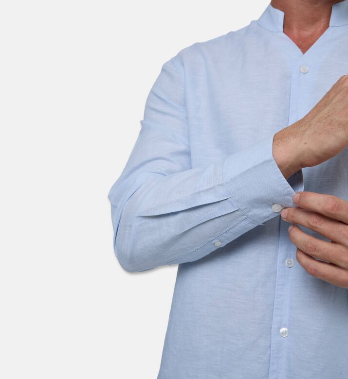 Galeries Lafayette Shirt Hcali, Blue, 39-40, Model View