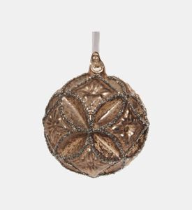 الحلية الزجاجية الزهرية اللامعة