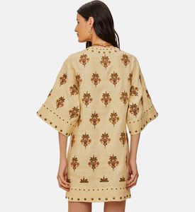 Coconut Tree Tapestry Tunic Mini Dress Coconut Tree Tapestry Tunic Mini Dress