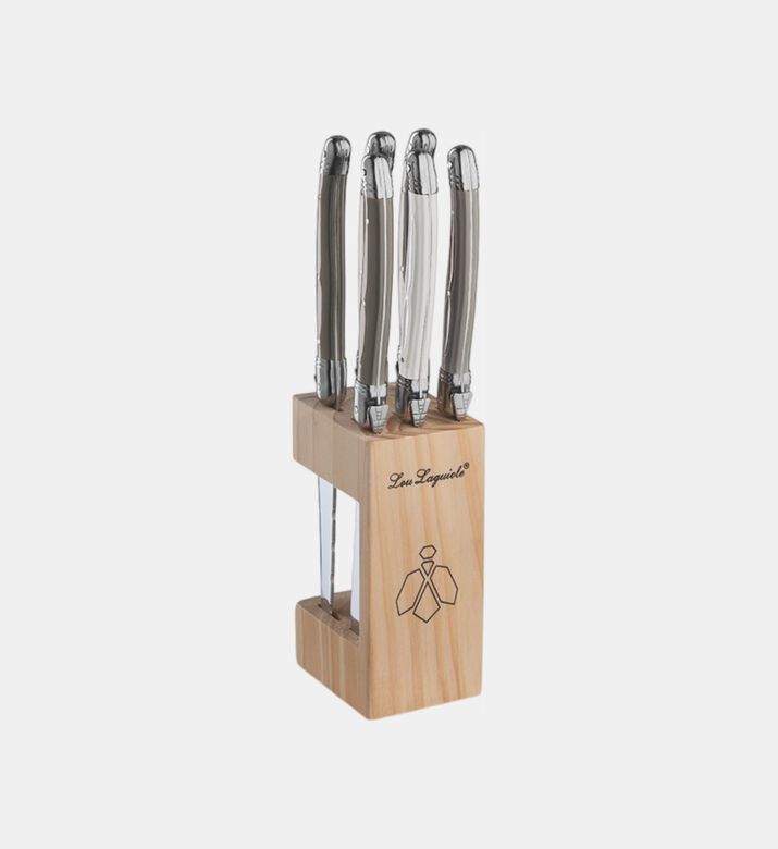 Wooden Box Steak Knives 6-piece Set