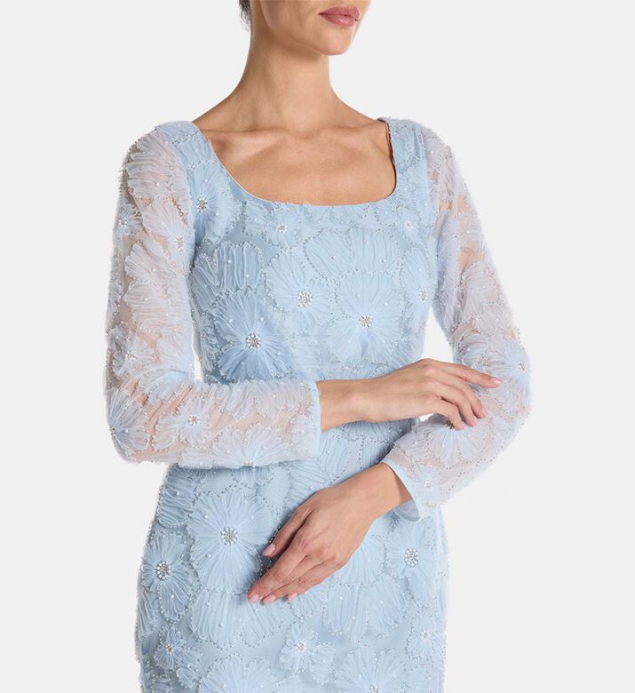 Savanna Dress, Blue, M, Model View