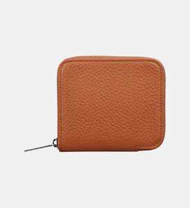 Camille Fournet Taurillon Small Zip Wallet, Brown, Packshot View