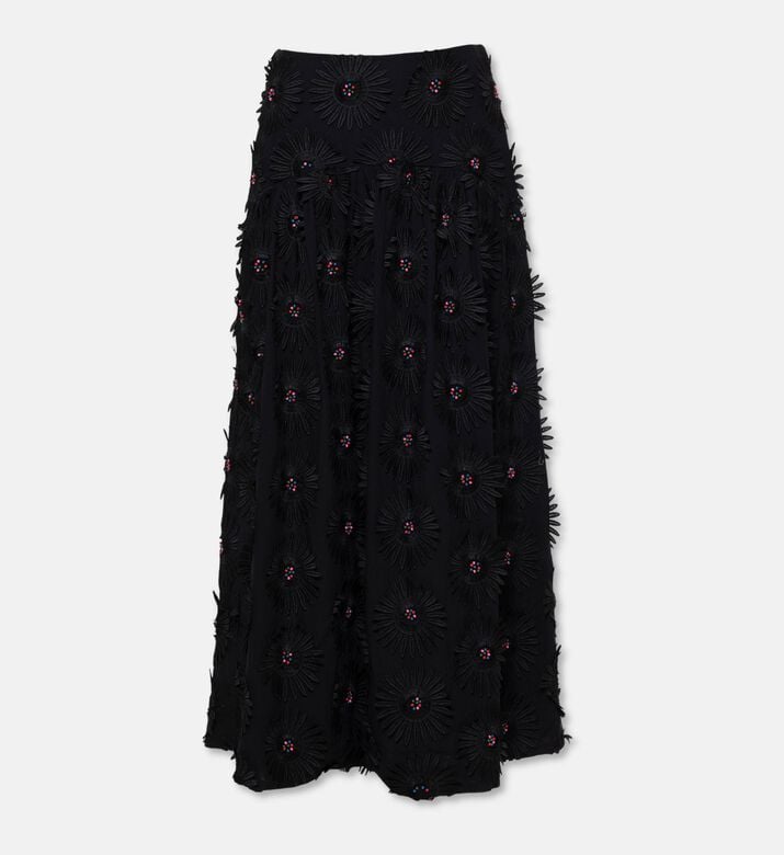 Farm Rio 3d Appliqu&eacute; Midi Skirt, Packshot View