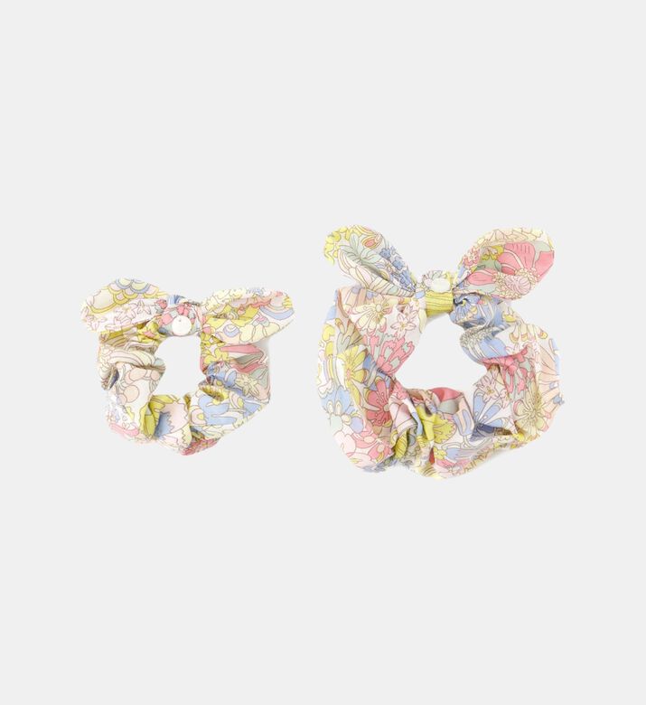Girl Floral Hair Scrunchies Set