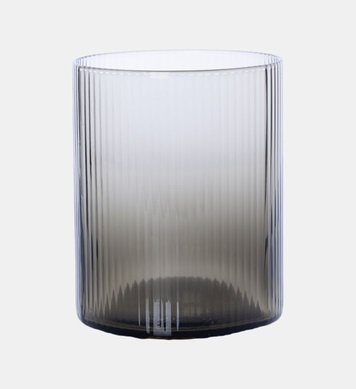 Double Wall Stripe Drinking Glass 4-piece Set - 7.8xh10cm