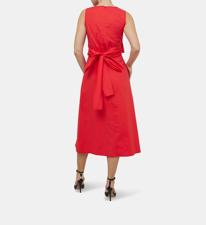 Cotton Poplin Cut-out Midi Dress Cotton Poplin Cut-out Midi Dress