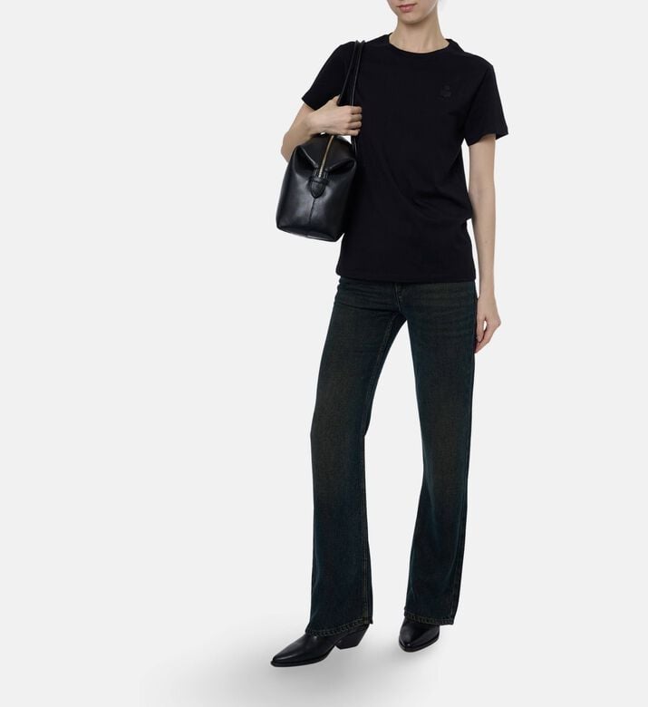 Isabel Marant Classic Dark-wash Straight-leg Jeans, Model View