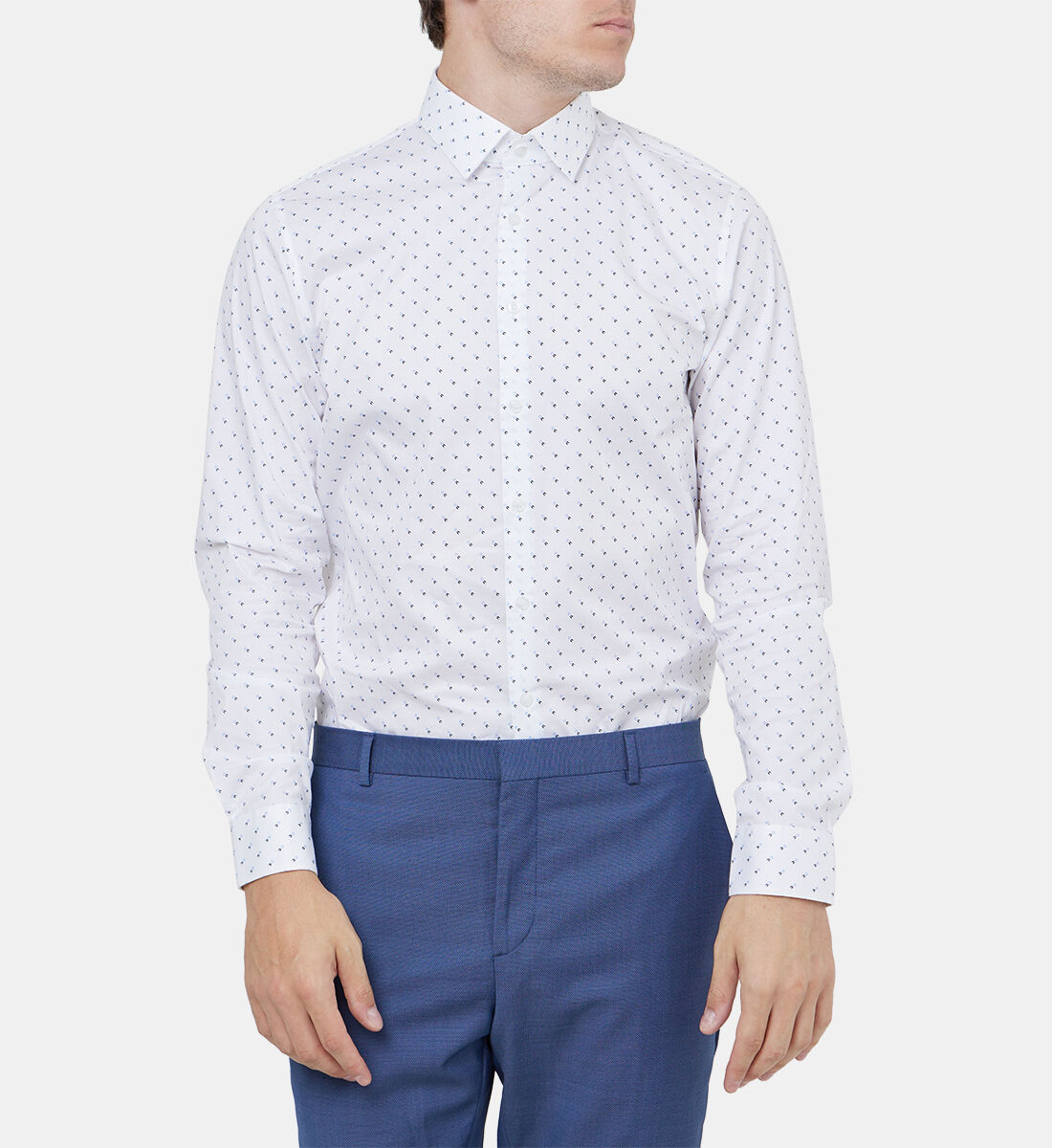 Printed Classic Collar Shirt