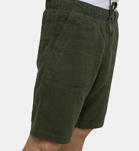 Pixel Woven Linen Bermuda Shorts Pixel Woven Linen Bermuda Shorts
