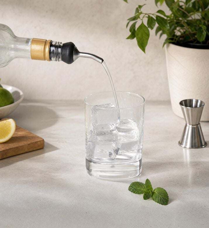 Oxo Stainless Steel Shot Pourer, Model View