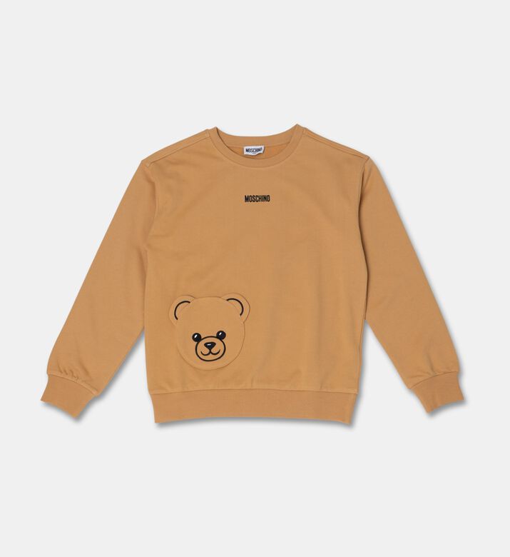 Moschino Kids Bear-patch Crewneck Sweatshirt, Packshot View