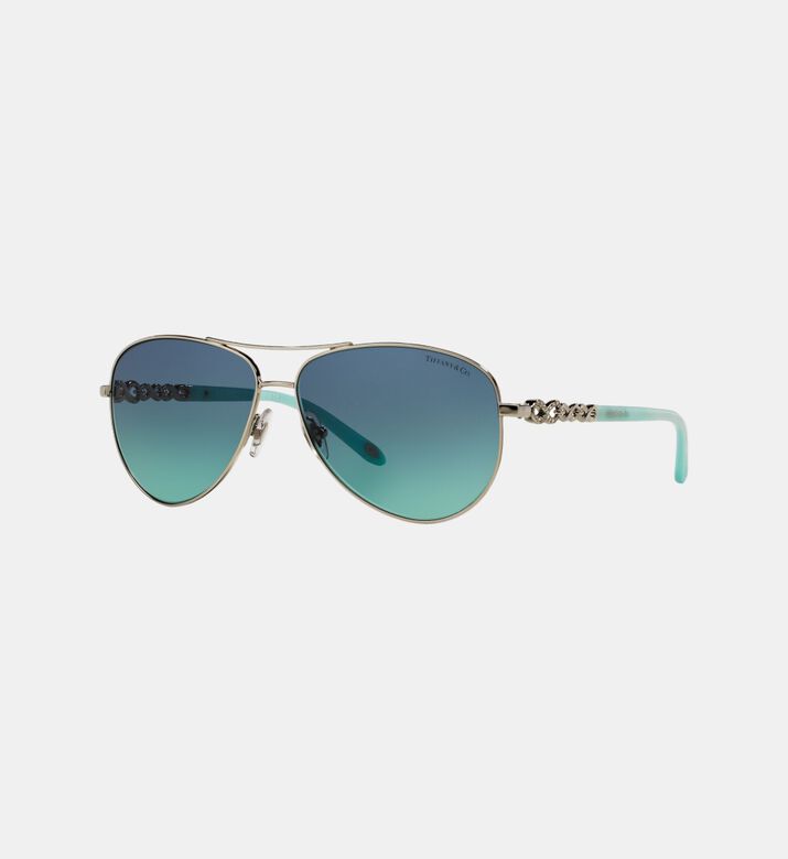 Chain-link Detail Sunglasses 58