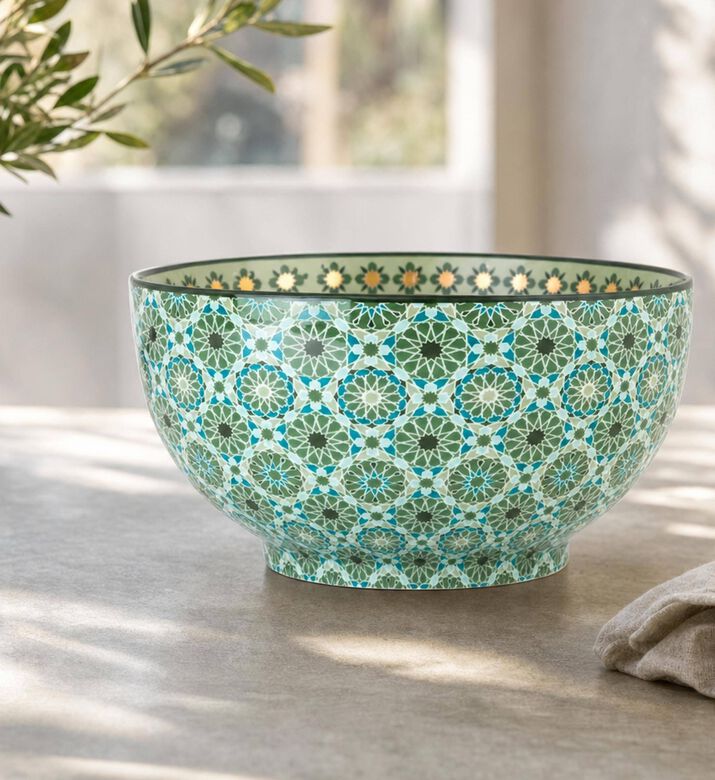 Images D'Orient Andalusia Porcelain Round Bowl L, Model View