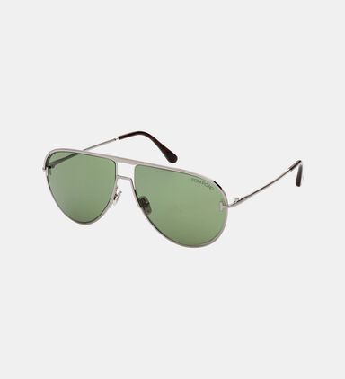 Pilot-shaped Gradient Lense Sunglasses 60