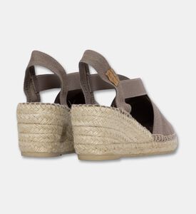 Toni Pons Ter Linen Mid-wedge Espadrille, Taupe, Eu-35, Packshot View
