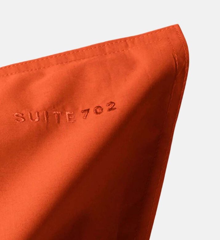 Suite702 Organic Percale Cotton Pillow Case, Orange, 50x160-cm, Packshot View
