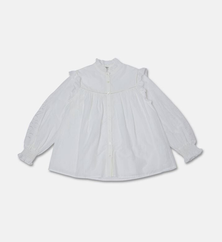 Chloe Cotton Embroidered Shirt, Packshot View