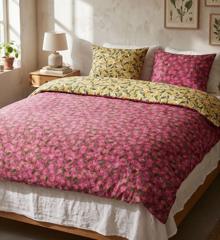 Essenza Bell Flower Bed Set 200x220 Cm, Violet, 200x220-cm, Packshot View