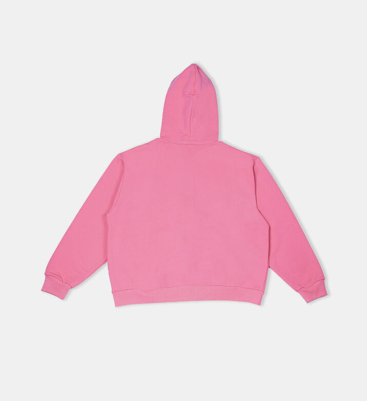 Cotton Logo-print Zipped Hoodie
