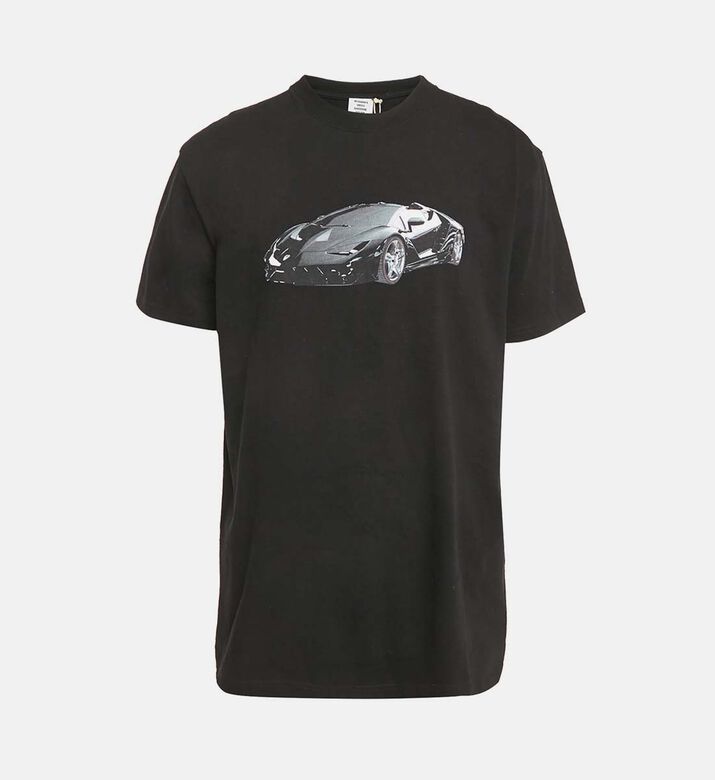 Vetements Super Car-print Cotton Crewneck Oversized T-shirt Preowned