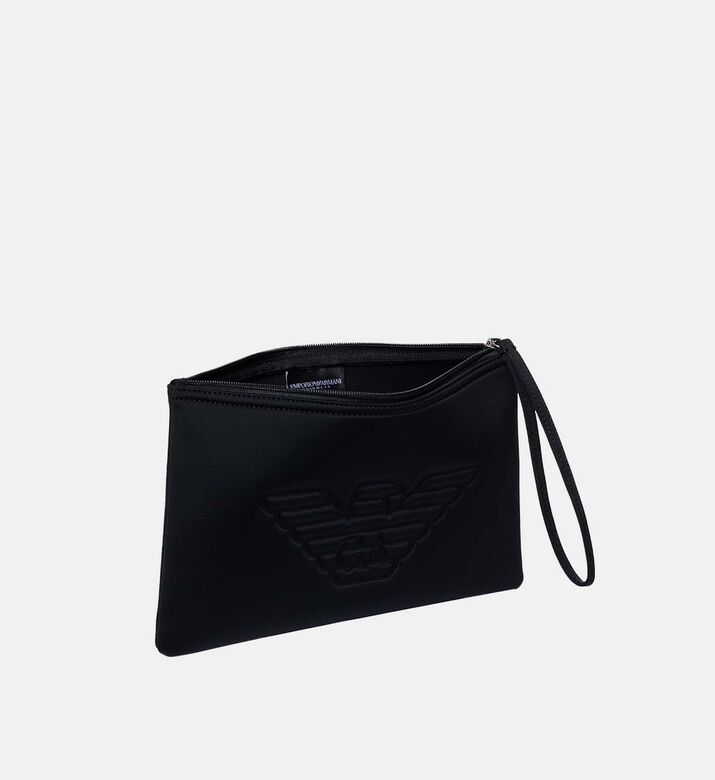 Zip Leather Underwear Pouch