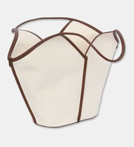 Hereu Leather Foulard Open-top-detail Tote, Packshot View