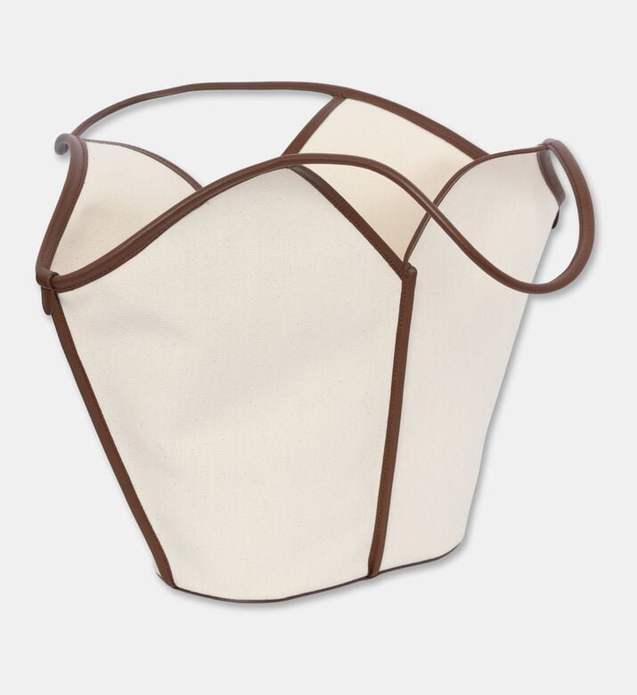 Hereu Leather Foulard Open-top-detail Tote, Packshot View