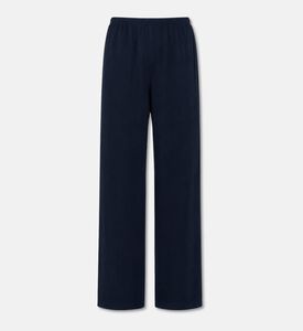 Weill Wide-leg Fluid Pants, Dark-blue, 42, Packshot View