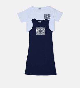 Cotton Cropped Tank T-shirt Set