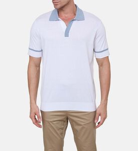 Cotton Knit Polo Shirt