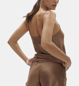 Dreamy Silk Lace Trim V-neck Top Dreamy Silk Lace Trim V-neck Top