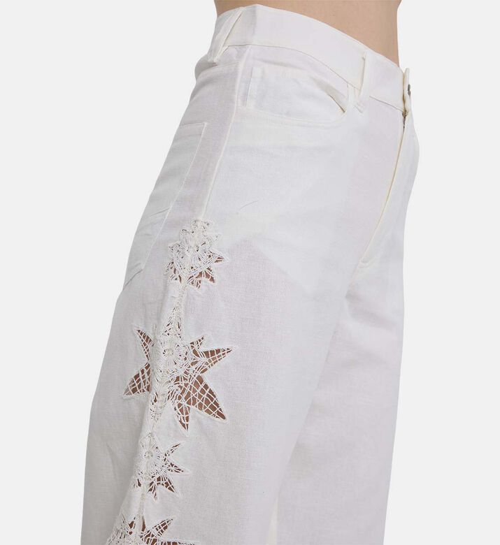 بنطال إلفي واسع قطن