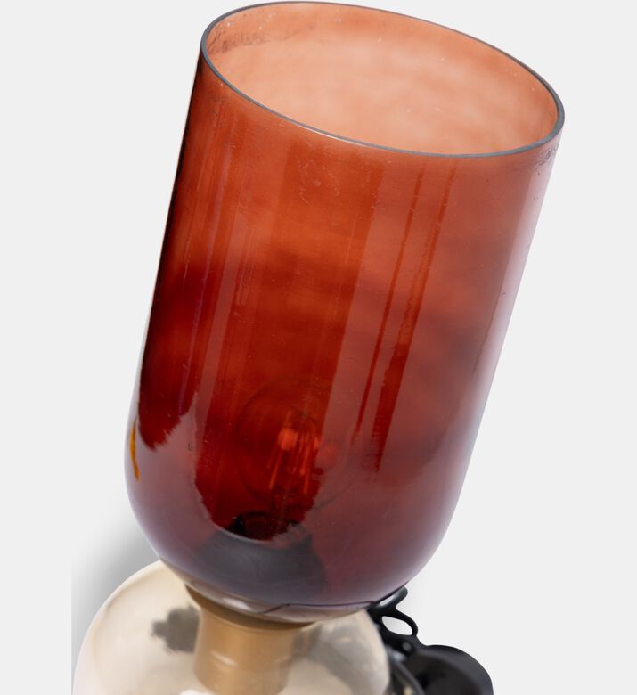 Home Deco and More Cosmo 3 Pin Table Lamp 15x38 Cm, Orange, Packshot View