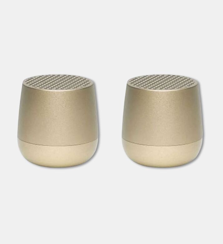 Lexon Design Twin Mino Bluetooth Speaker Set, Packshot View