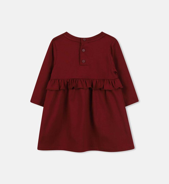 Ruffled Waist Jersey Dress