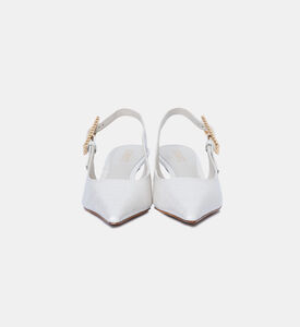 Crocodile-embossed Slingback Pumps Crocodile-embossed Slingback Pumps