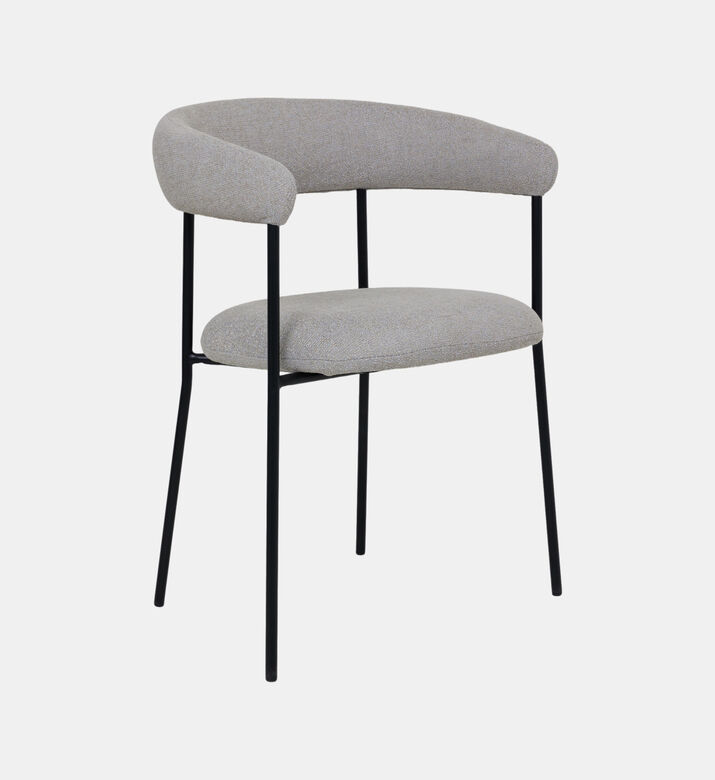 Dan Form Plenti Boucle Fabric Dining Chair, Taupe, Packshot View