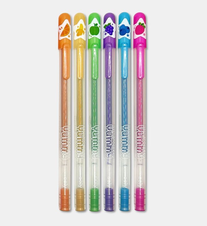 Ooly Yummy Yummy 6-piece Scented Metallic Gel Pens Set, Packshot View