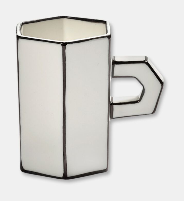 Serax Black-n-white Double Espresso Cup Saucer, Packshot View