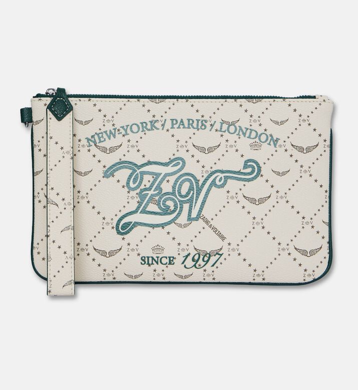 Zadig et Voltaire Monogram Zip Pouch, Packshot View