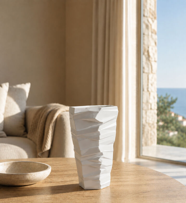 Vista Alegre Matrix Porcelain Vase, Packshot View