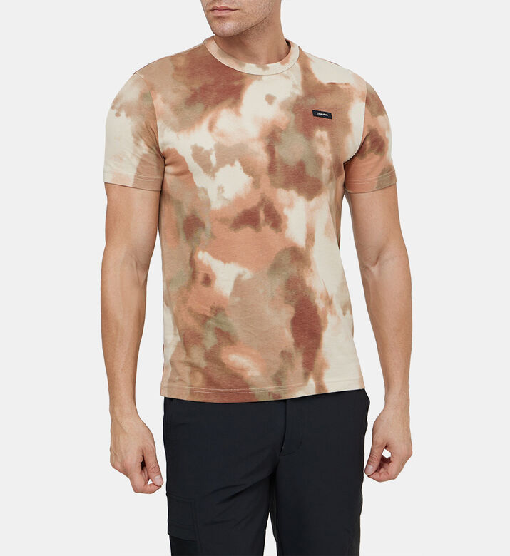 تيشيرت مموه بطبوعة على كامله