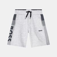 Brushed Cotton Fleece Logo Shorts