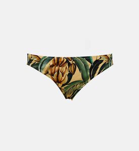Tropical-inspired-print Bikini Bottoms