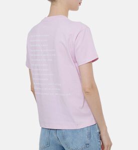 Graphic Two-tone Logo-print Short-sleeve T-shirt